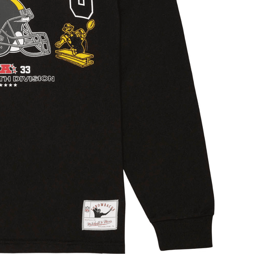 Футболка Mitchell Ness Division LS Tee Pittsburgh Steelers T - изображение 3