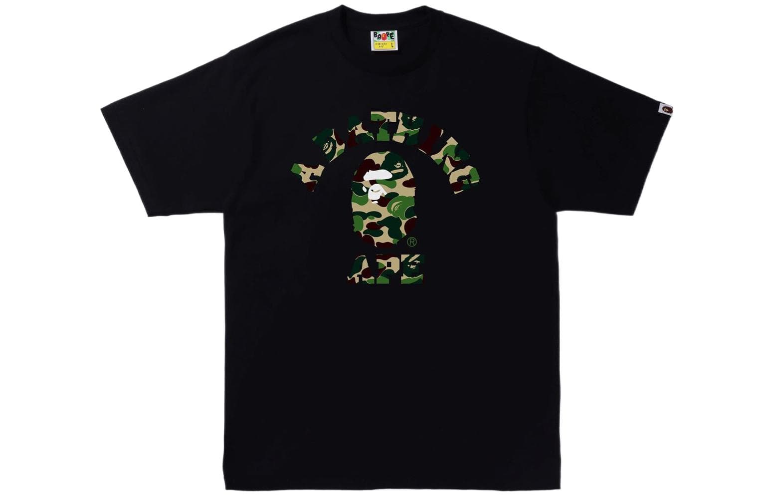 Футболка BAPE Abc Camo College Tee T - изображение 1