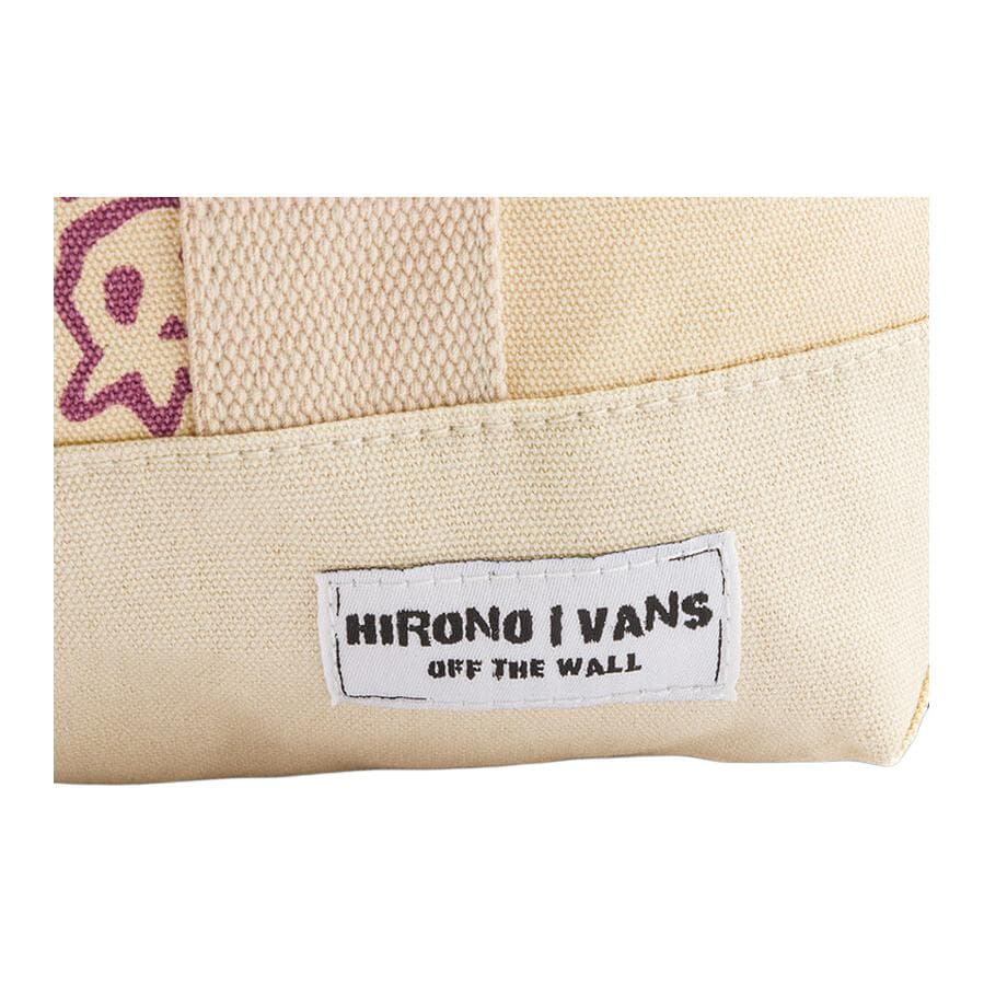 Мини-сумка Vans HIRONO Коллаборация Полиэстеровая Сумка-тоут Сумка для покупок Сумка унисекс Овсяный - изображение 4