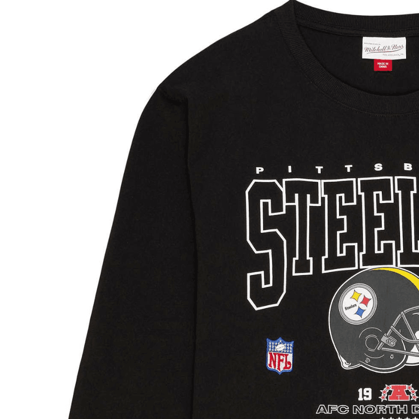 Футболка Mitchell Ness Division LS Tee Pittsburgh Steelers T - изображение 2