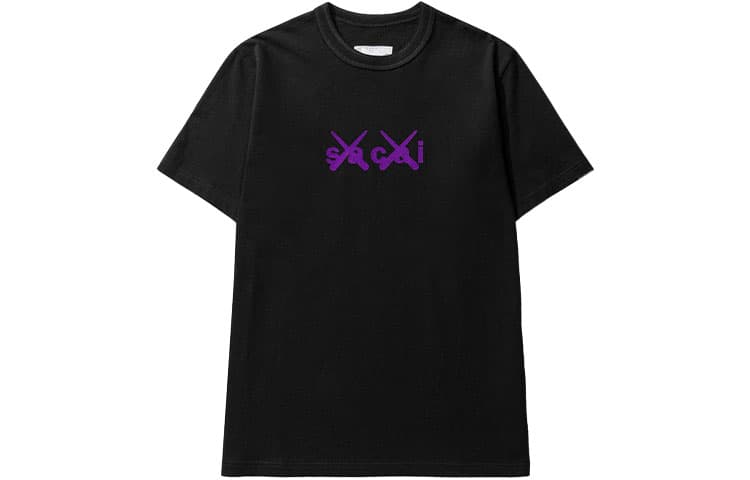 Футболка Sacai x KAWS SS21 LogoT - изображение 1