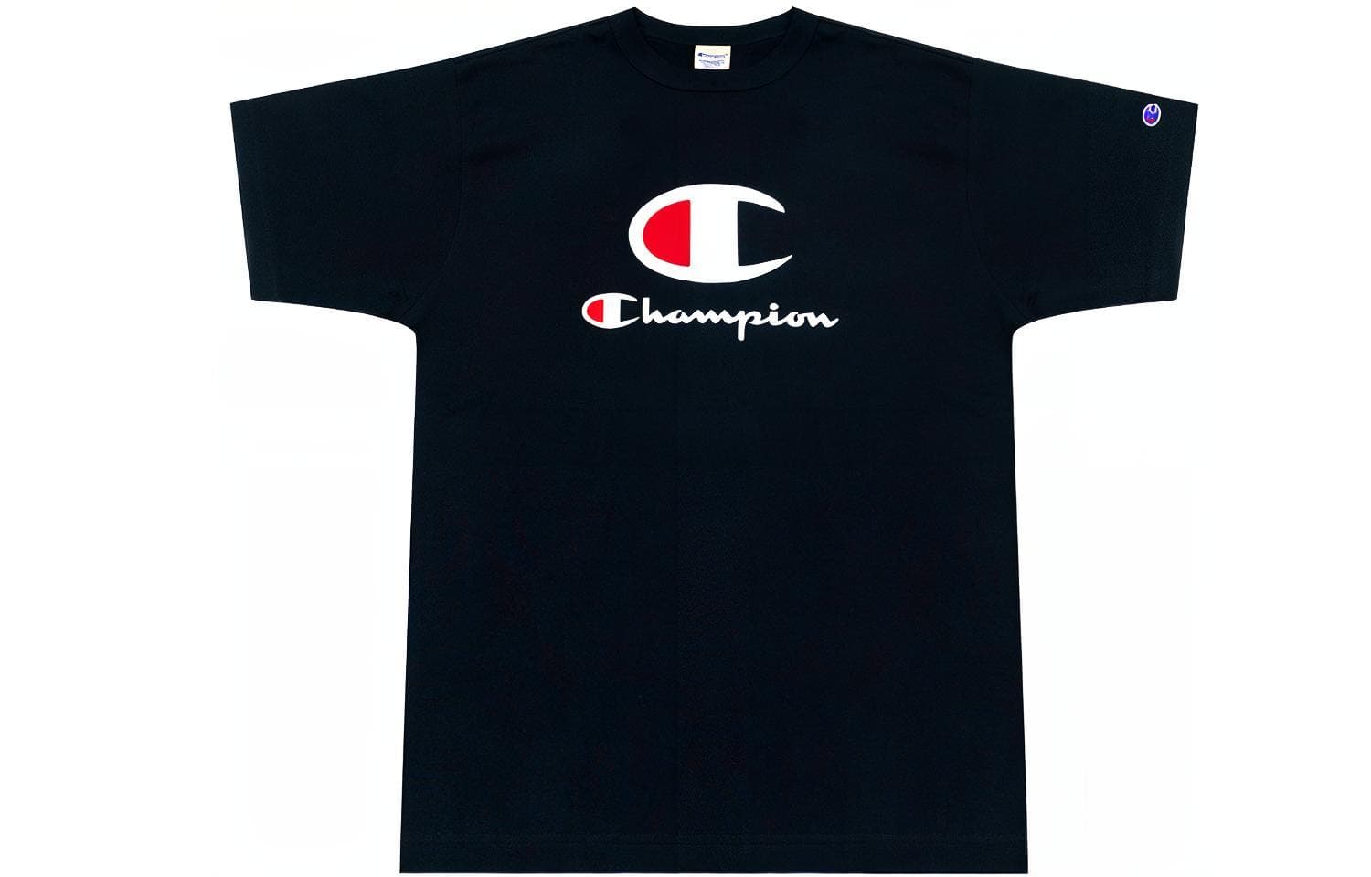 Футболка Champion Logo T-Shirt Black - изображение 1