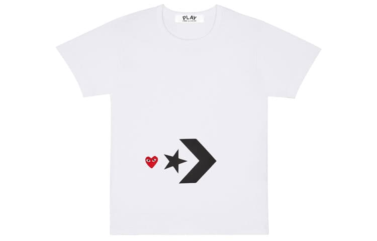 Футболка CDG Play x Converse "play together" LogoT - изображение 1