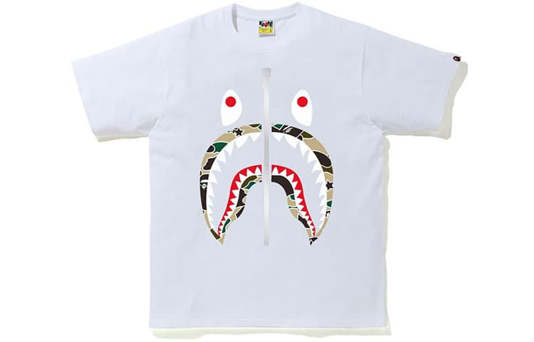 Футболка A BATHING APE Sta Camo Shark Tee T - изображение 4