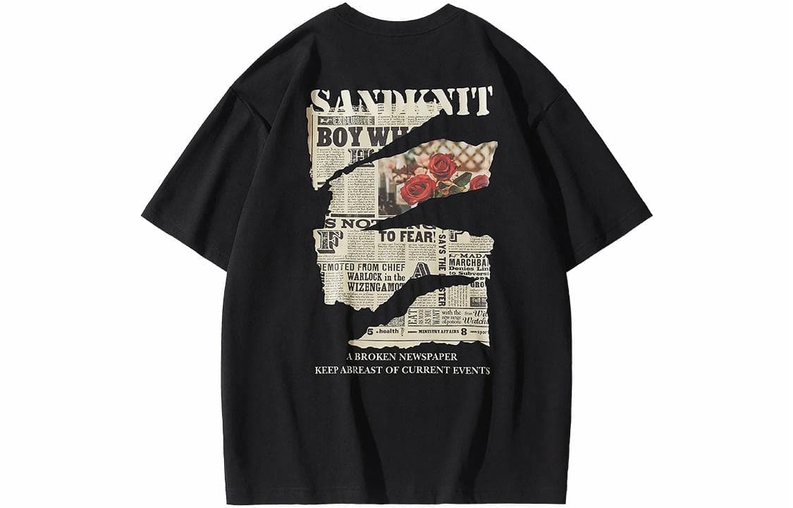 Футболка SandKnit Retro Rose Series T-Shirt - изображение 1