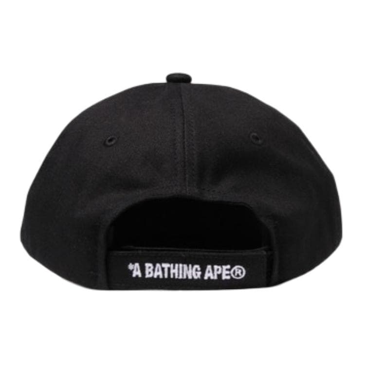 Кепка A BATHING APE 100% хлопок хлопок ткань кепки унисекс черный - изображение 4