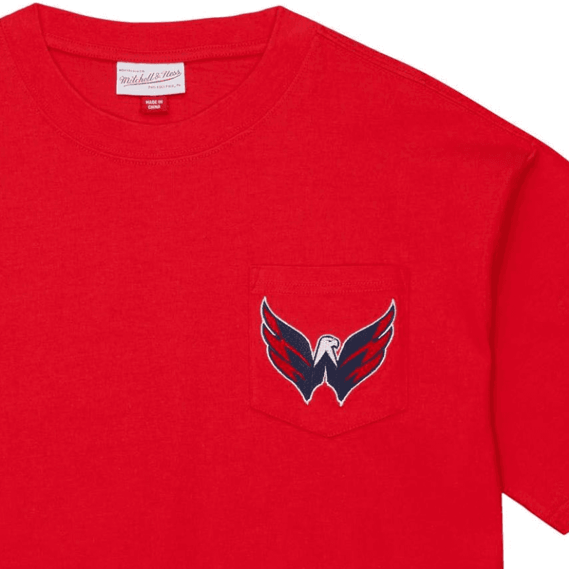 Футболка Mitchell Ness Red Men's T-Shirts Mitchell Ness Красные Мужские Футболки - изображение 5