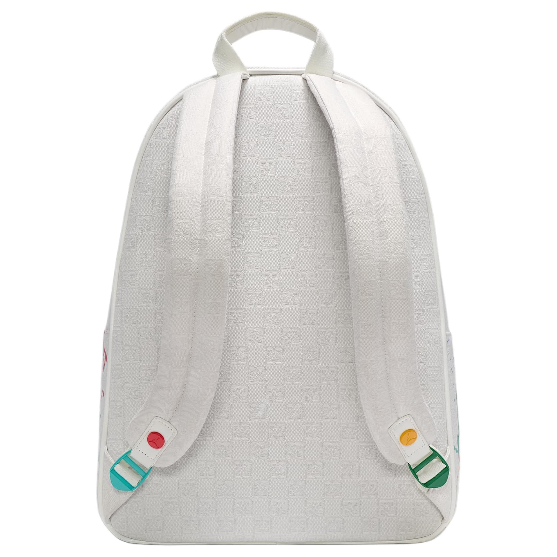 Рюкзак Jordan Monogram Polyester Fiber Backpack Unisex White Джордан Монограмма Полиэстер Волокно Рюкзак Унисекс Белый - изображение 3