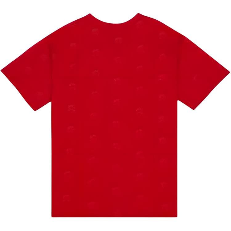 Футболка Mitchell Ness T-Shirt Мужская Красная - изображение 2