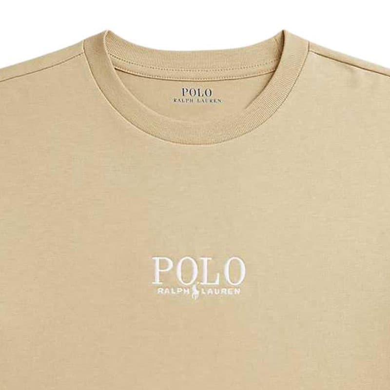 Футболка Polo Ralph Lauren T-рубашка SS25 хаки для детей - изображение 3