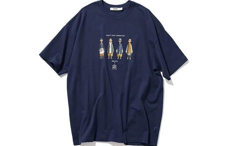 Футболка nautica white sail x POPBOY SS23 Logo T - изображение 1