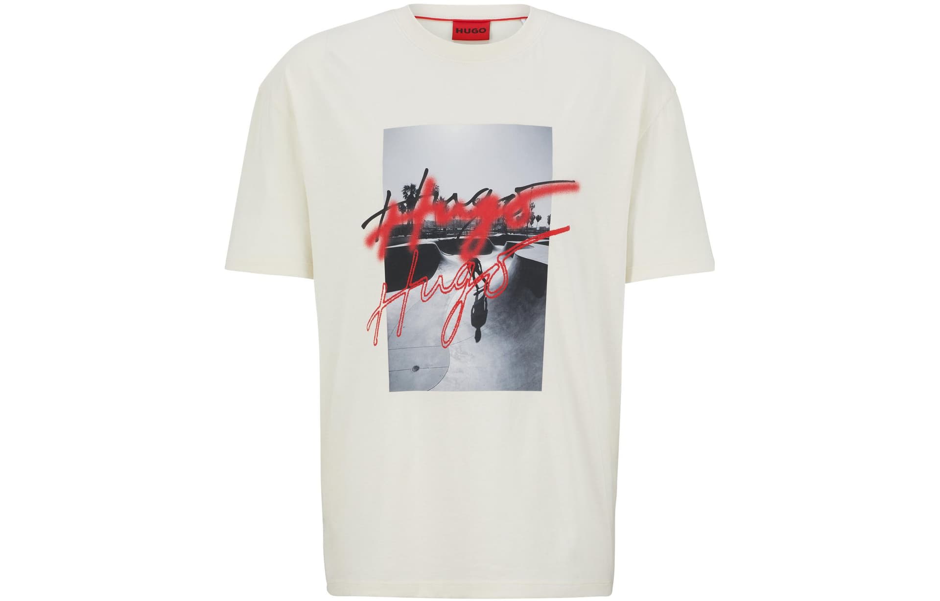 Футболка Hugo Boss Белые Мужские T-рубашки - изображение 1