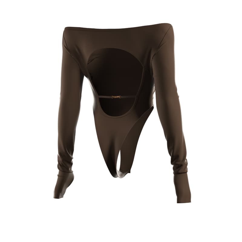 Monster Guardians Комбинезон для йоги Женские Мокко - изображение 3