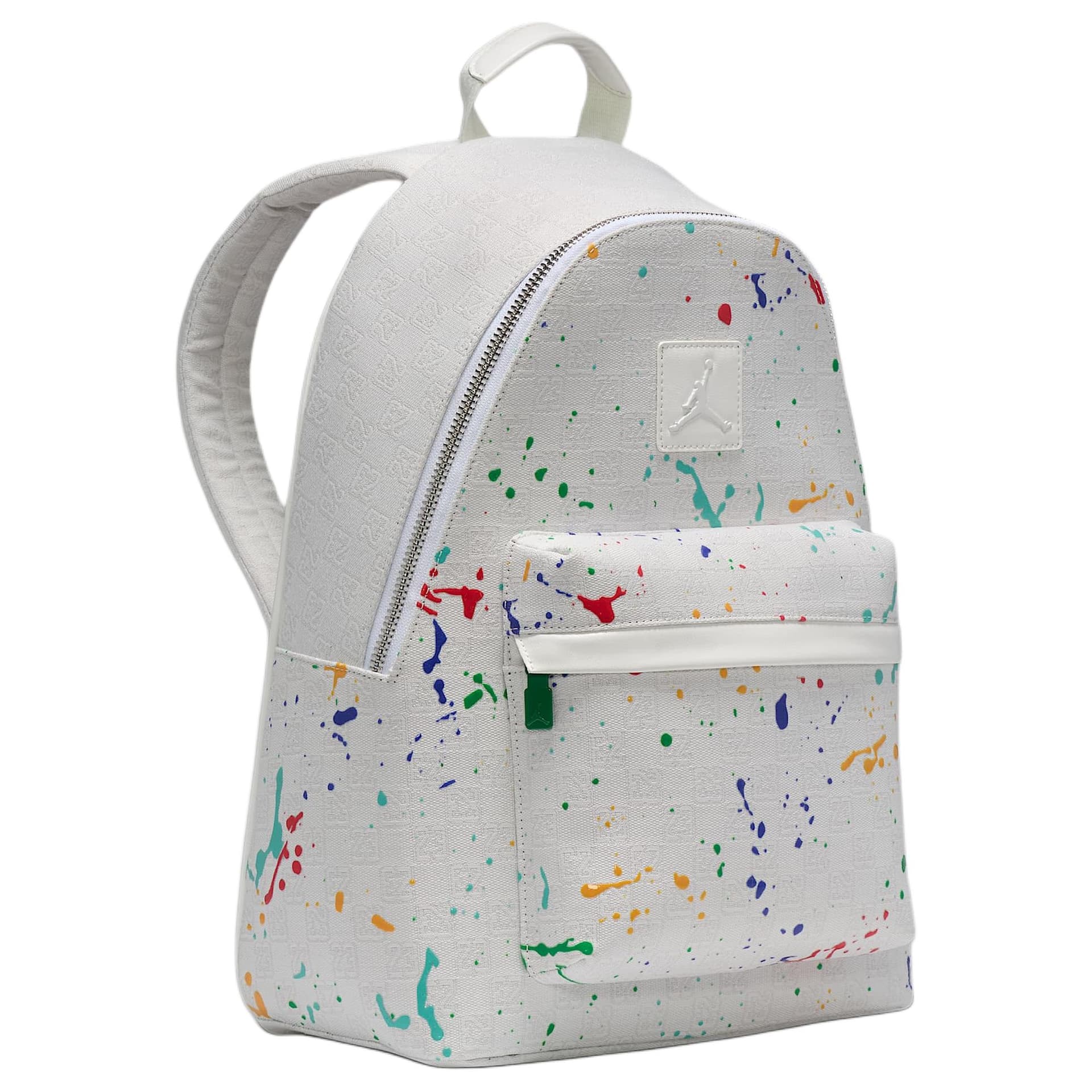 Рюкзак Jordan Monogram Polyester Fiber Backpack Unisex White Джордан Монограмма Полиэстер Волокно Рюкзак Унисекс Белый - изображение 2