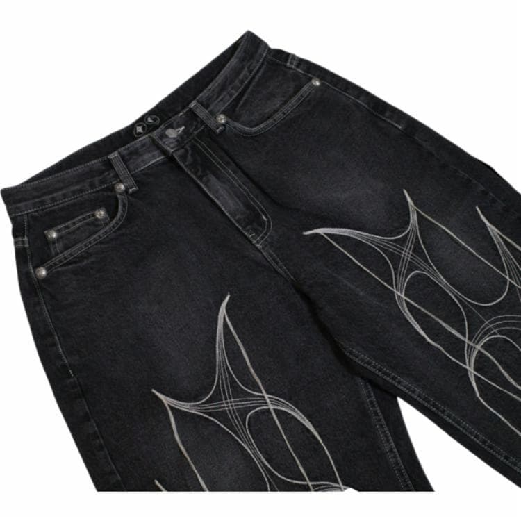 Штаны THUG CLUB TC Jeans Black - изображение 4