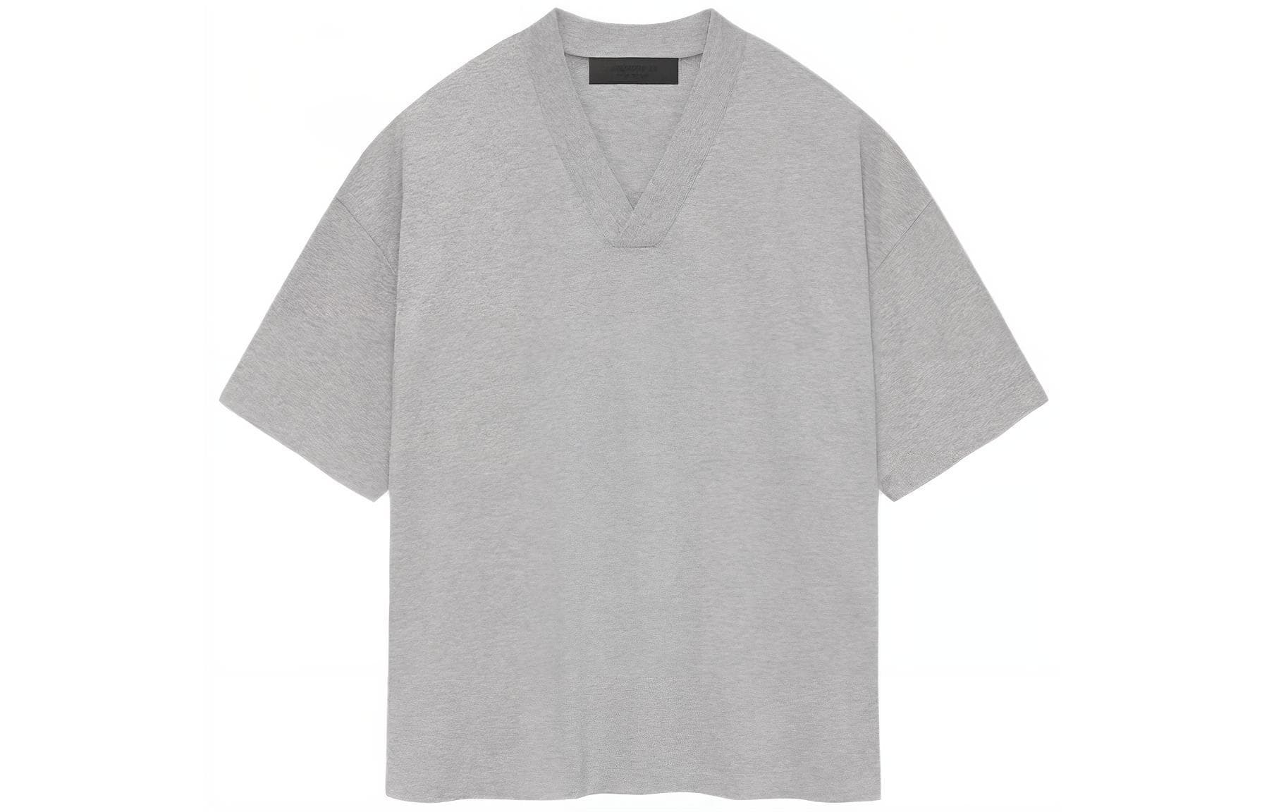 Футболка Fear of God Essentials SS24 drop2 V-Neck Tshirt VT Light Heather Grey - изображение 1