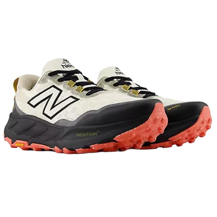 Кроссовки для бега New Balance NB Свежая Пена X Hierro V9 Низкие Беговые Кроссовки Мужские Бежево-Черные - изображение 3