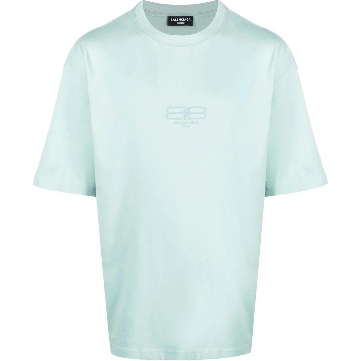Футболка Balenciaga T-Shirt Унисекс Светло-Синий - изображение 1