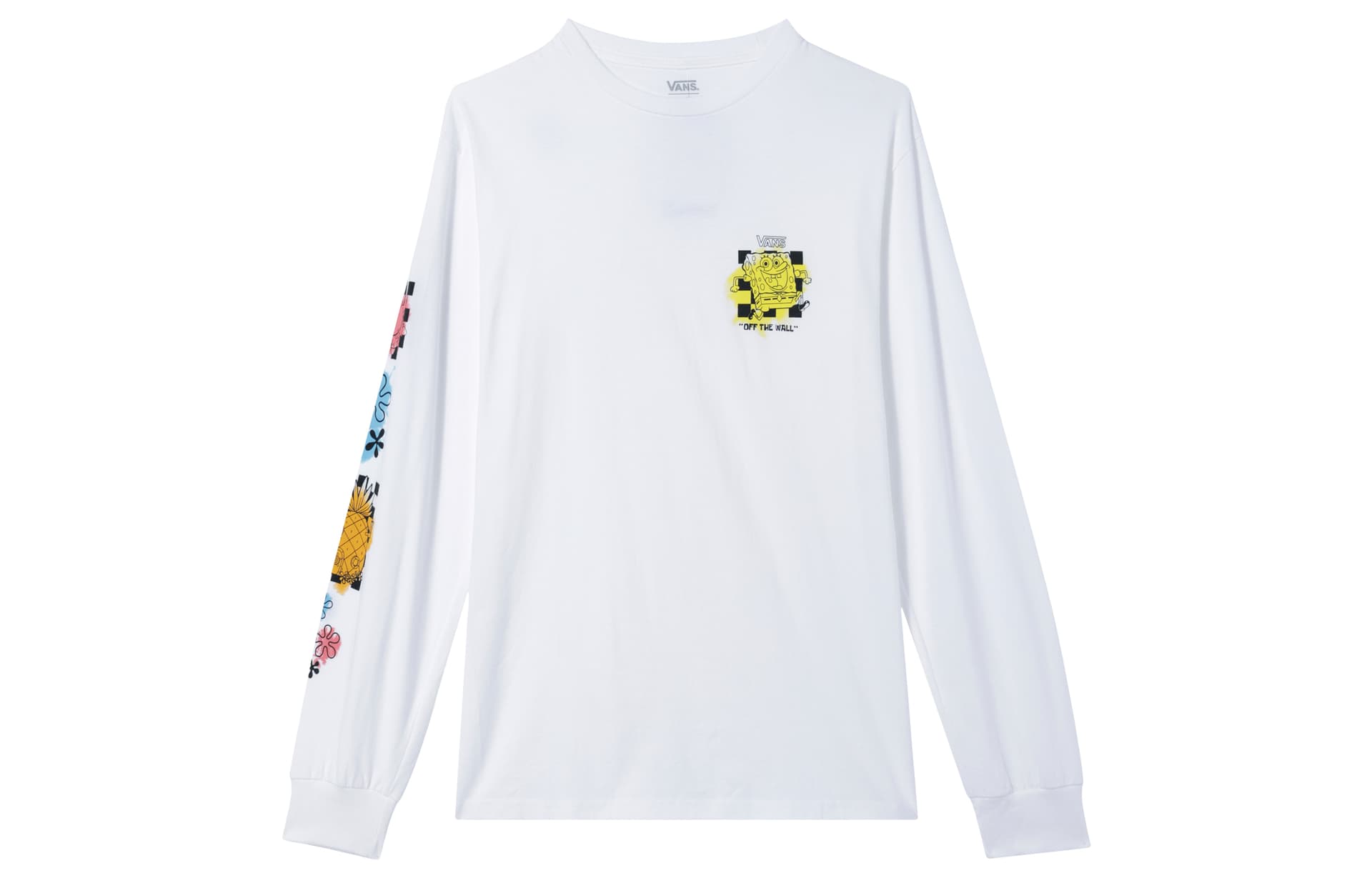 Футболка Vans SpongeBob T-Shirt Мужская Белая - изображение 1