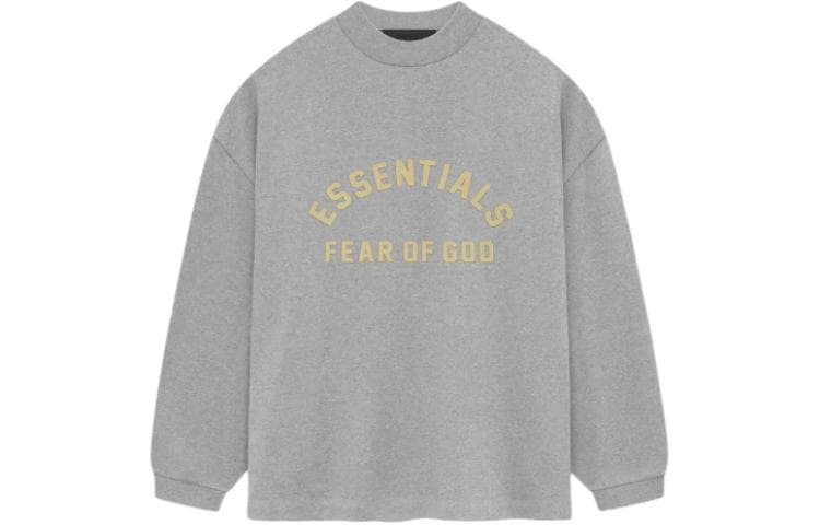 Кофта Fear of God Essentials SS24 drop2 Longsleeve T-Shirt T Light Heather Grey - изображение 1
