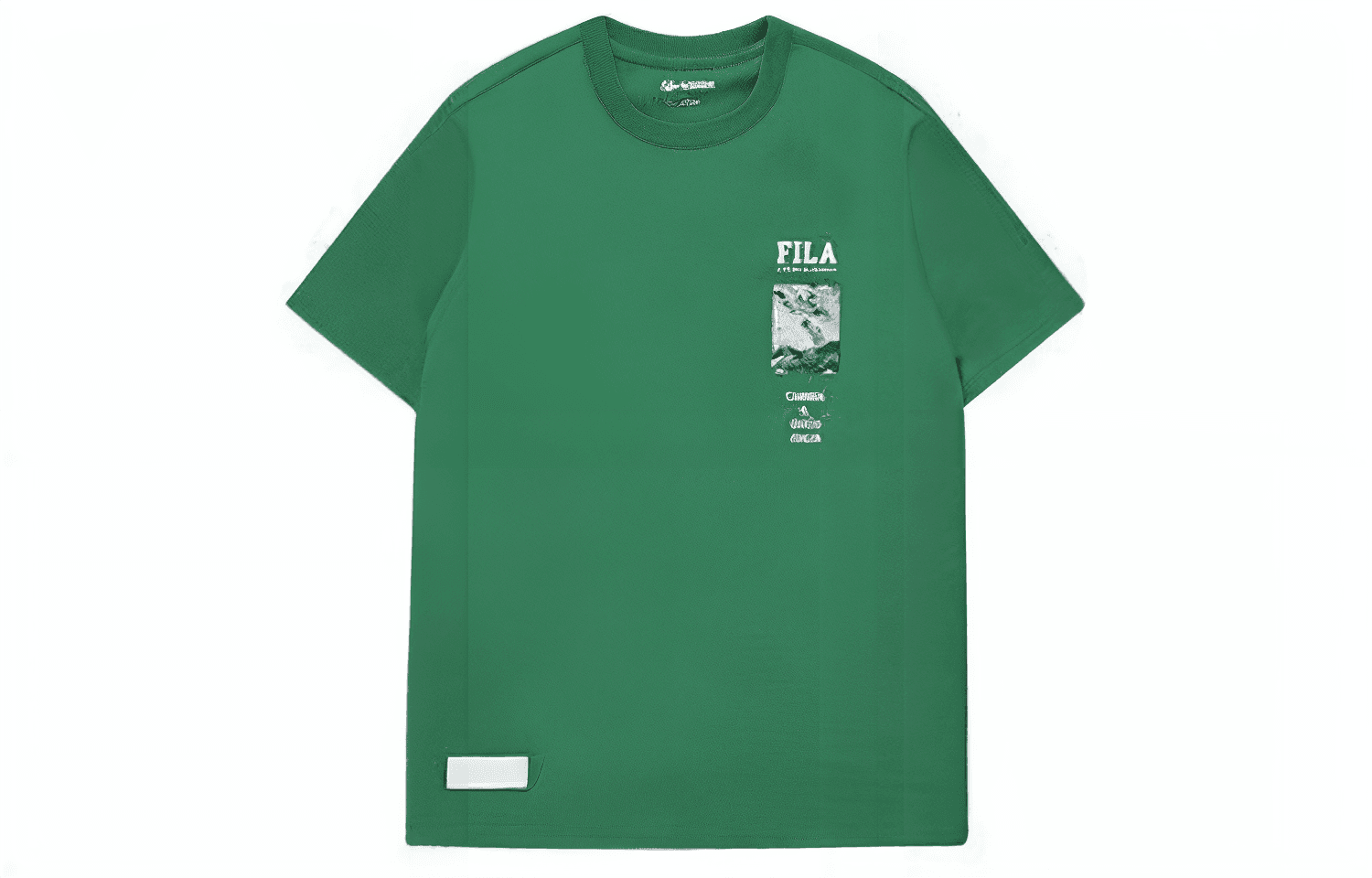 Футболка FILA FUSION T Рубашка Мужская Зеленая - изображение 1