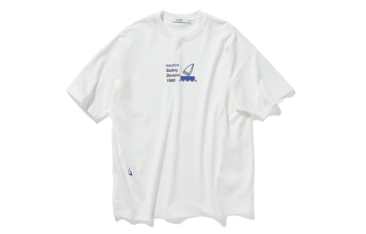 Футболка Nautica White Sail T-рубашка унисекс - изображение 1