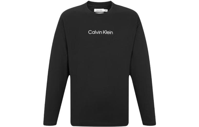Футболка Calvin Klein T-рубашка мужская классическая черная - изображение 1