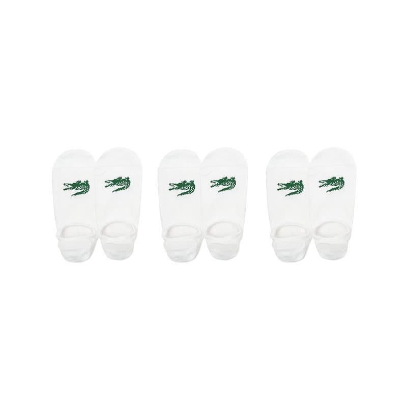 Носки LACOSTE Low-Top Unisex 3 упаковки белые - изображение 2