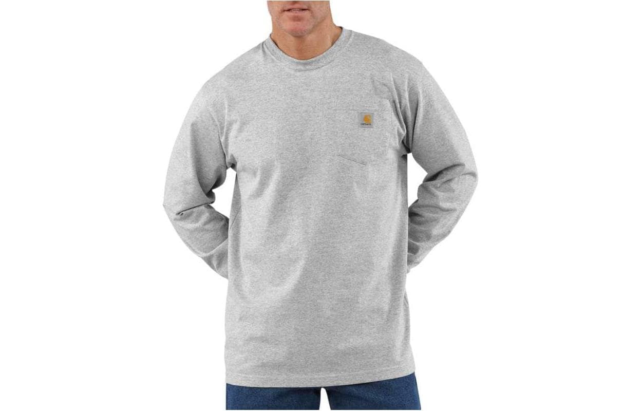 Кофта Carhartt K126 HEAVYWEIGHT LONG-SLEEVE POCKET T-SHIRT T LOOSE FIT - изображение 1
