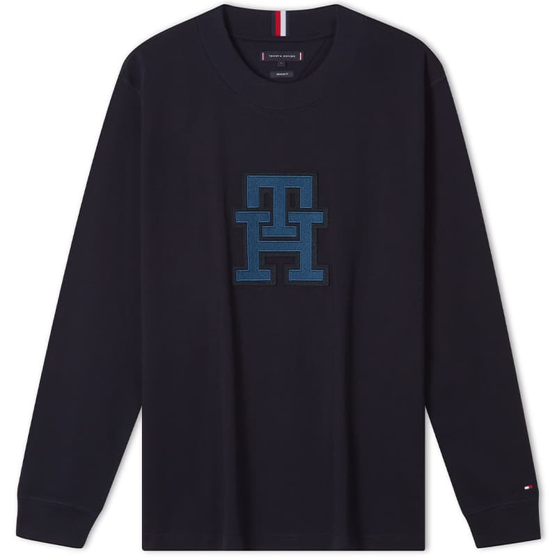 Футболка Tommy Hilfiger Длинный рукав Т-рубашка Мужская - изображение 1