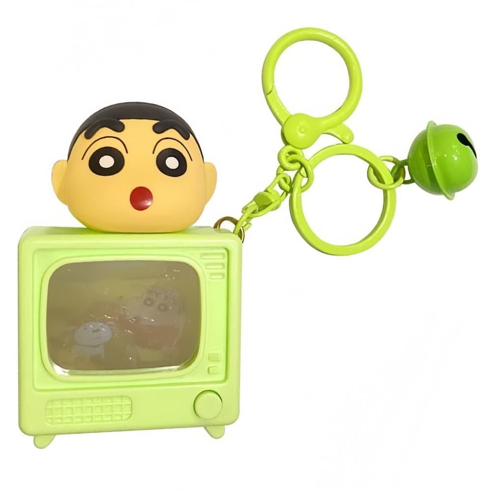 Кулон Crayon Shinchan ПВХ Брелоки Унисекс Зеленый - изображение 1