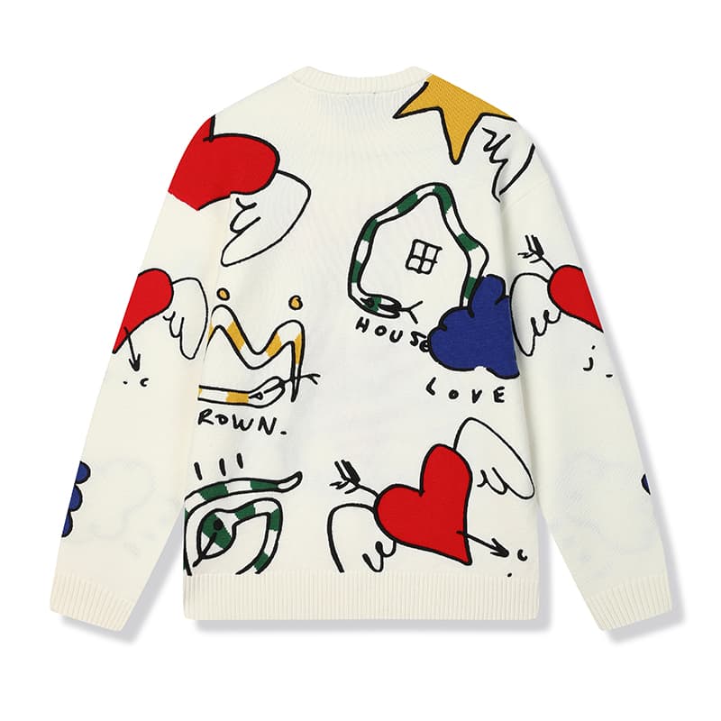 Кофта FILA ORIGINALE Свитер Унисекс Облачный Белый - изображение 2