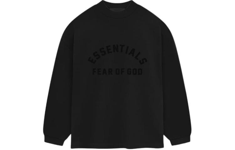Кофта Fear of God Essentials SS24 drop2 Longsleeve T-Shirt T Jet Black - изображение 1