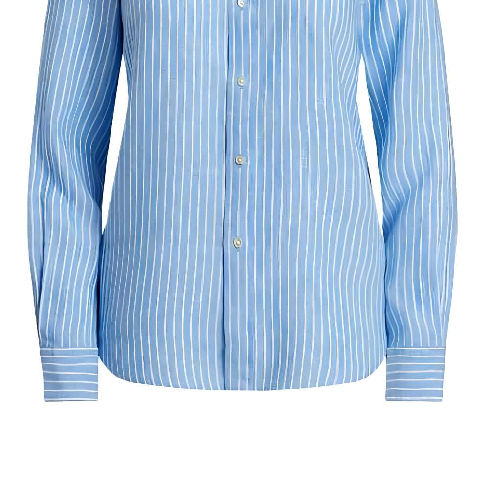 Блузка Polo Ralph Lauren Рубашка Женская Синяя - изображение 5
