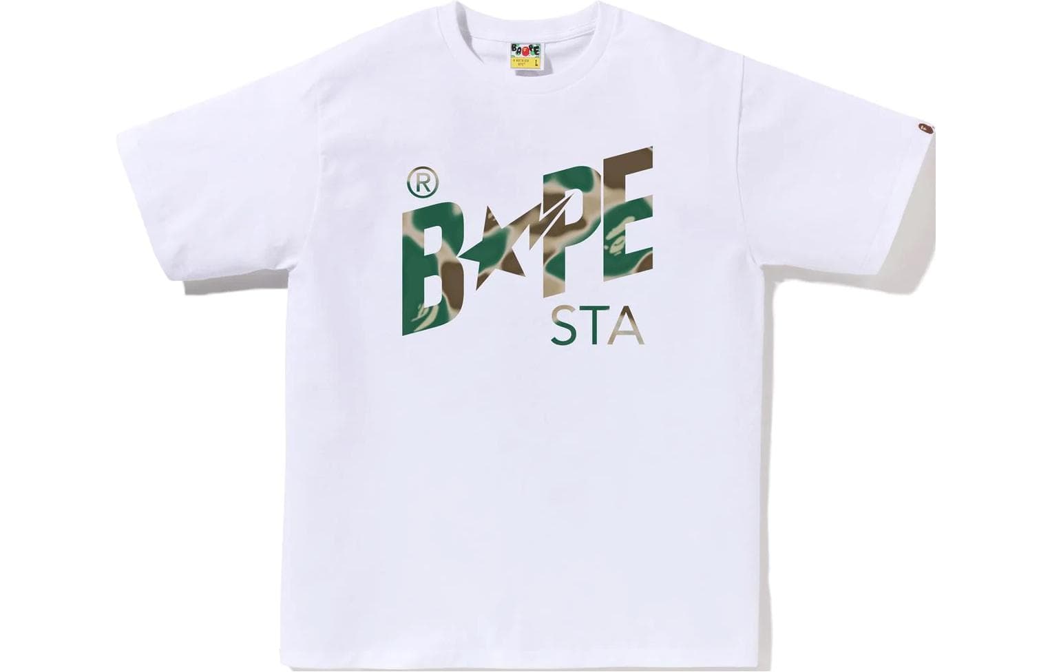Футболка A BATHING APE Liquid Camo Bape Sta Logo Tee T - изображение 1
