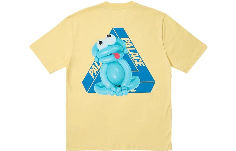 Футболка PALACE 2023 Tri-Tweister T-Shirt Mellow Yellow LogoT - изображение 1