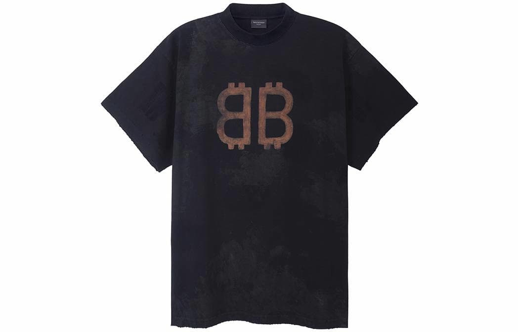 Футболка Balenciaga FW23 Black T-Shirt