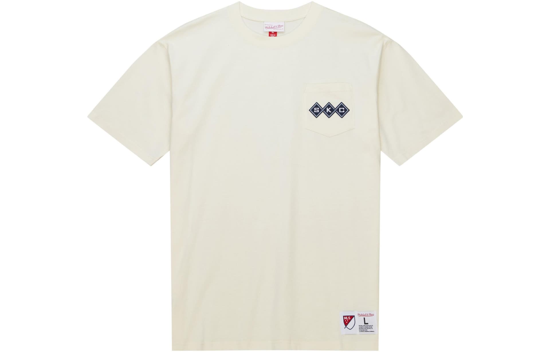 Футболка Mitchell Ness Экрю Мужские Футболки - изображение 1