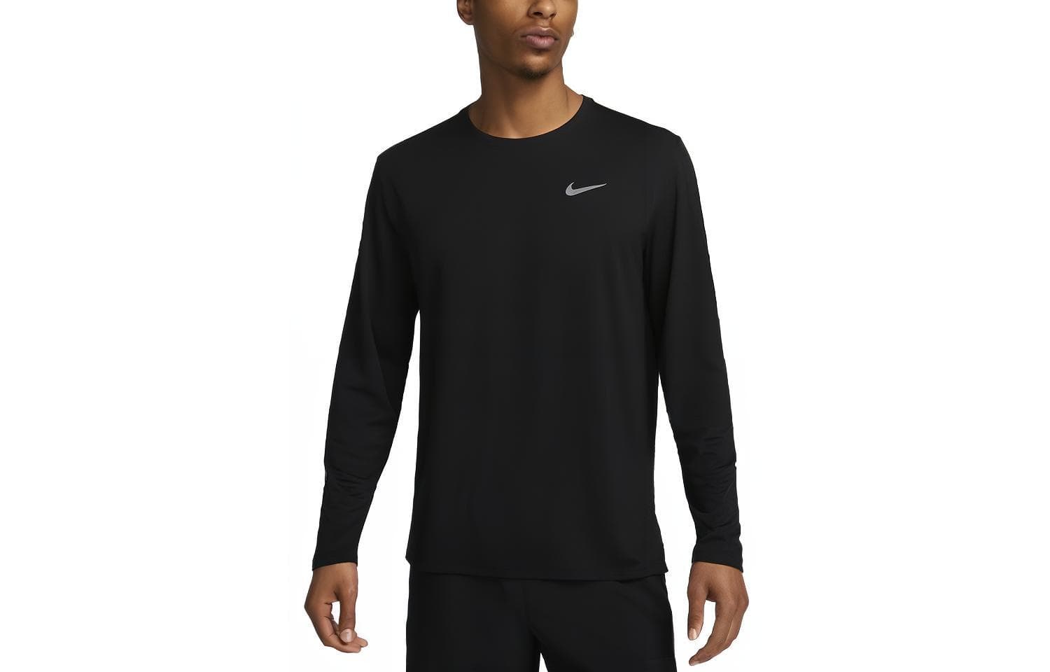 Футболка Nike MILER Черная Мужская T-Рубашка - изображение 1