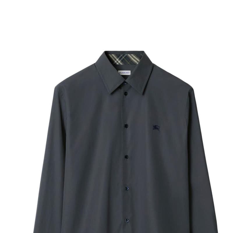 Рубашка Burberry Индиго Мужские Рубашки - изображение 2
