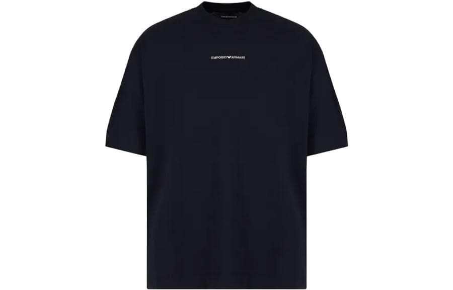 Футболка EMPORIO ARMANI Темно-синие мужские футболки T - изображение 1