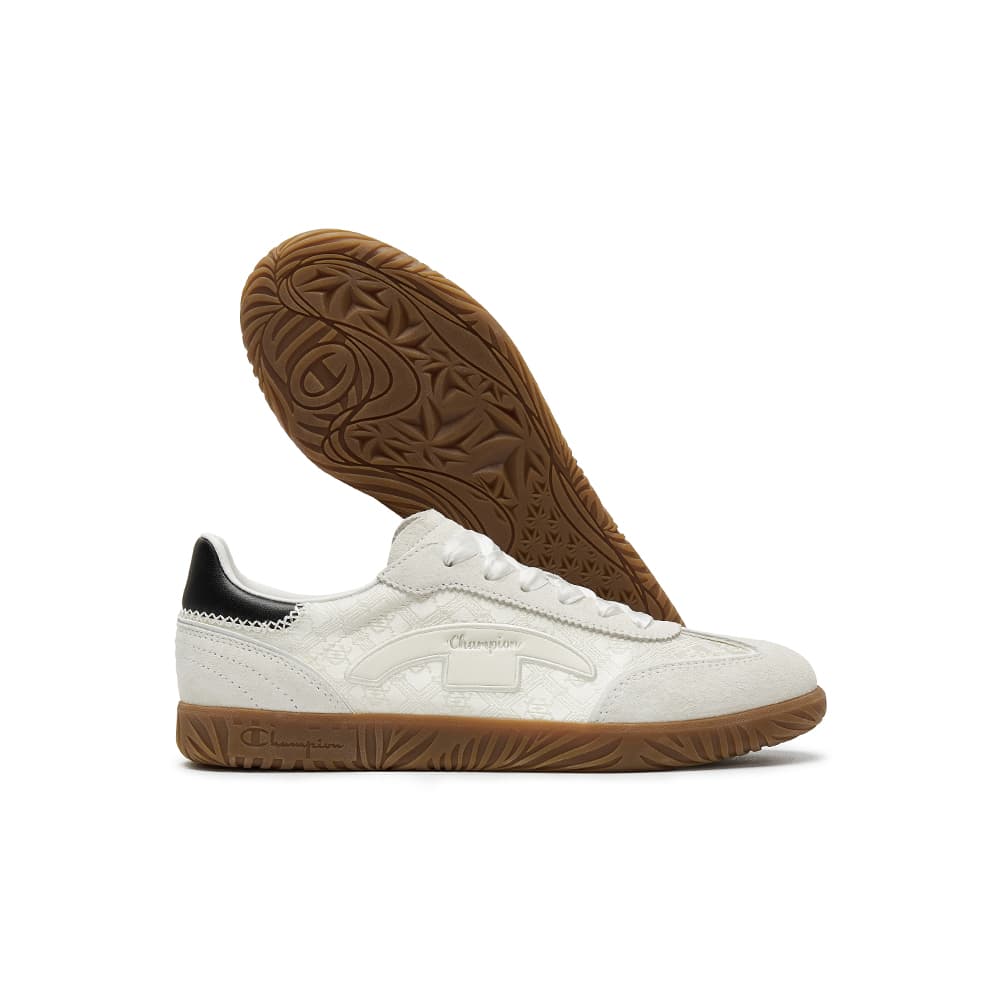 Кроссовки Champion T Trainers 2,0 Balance Низкие Скейтборд Обувь Женская Молочно-белый Черный - изображение 2