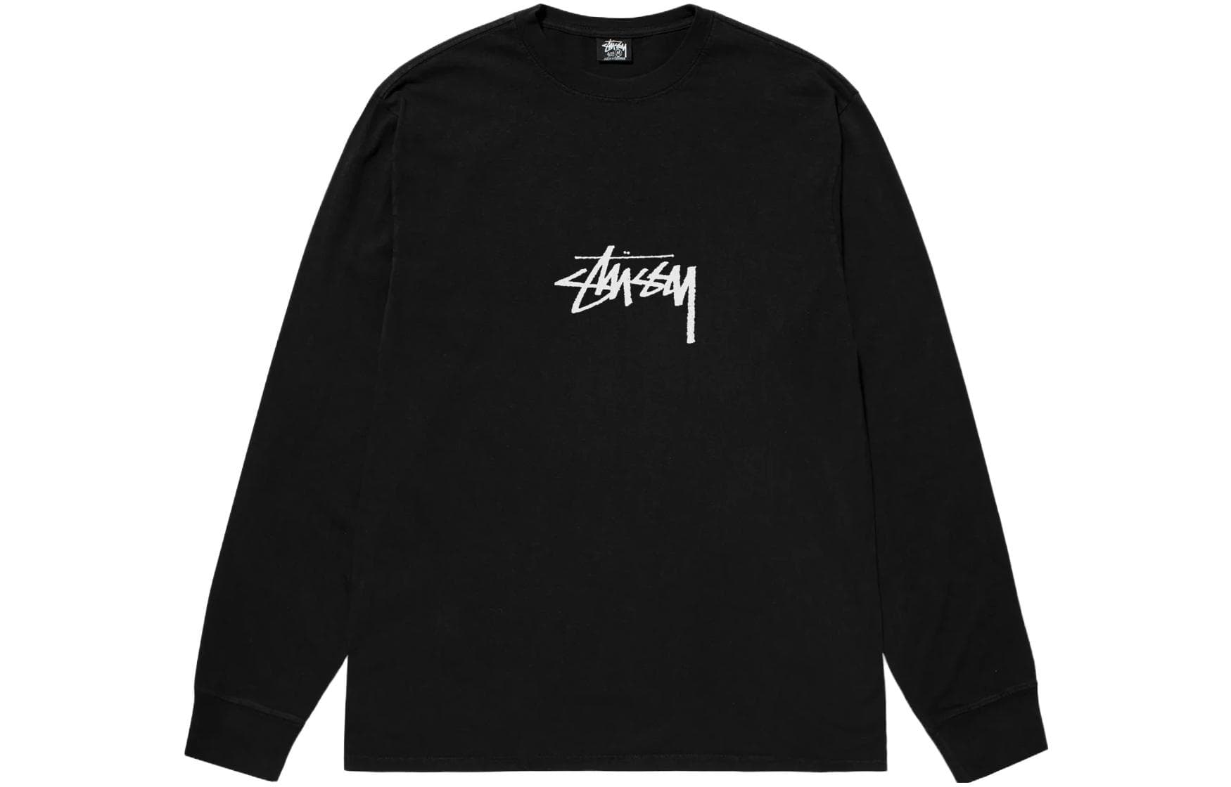 Футболка Stussy FW23 SMALL STOCK LS TEE PIGMENT DYED logoT - изображение 1