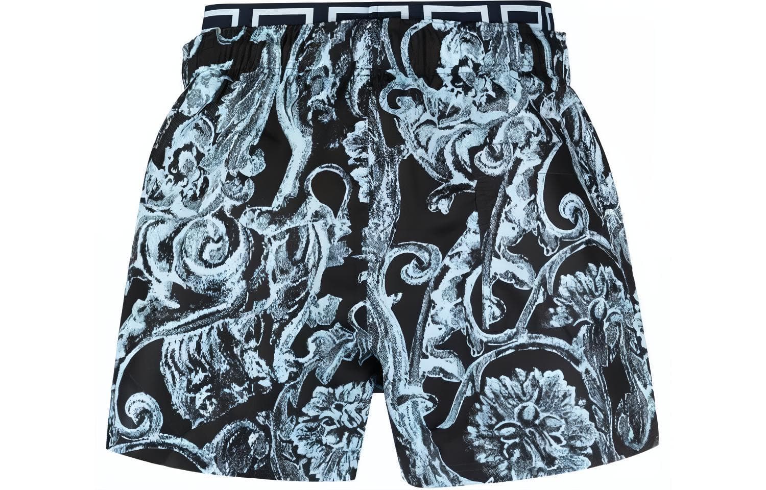 Шорты VERSACE Повседневные шорты Мужские Синие - изображение 2