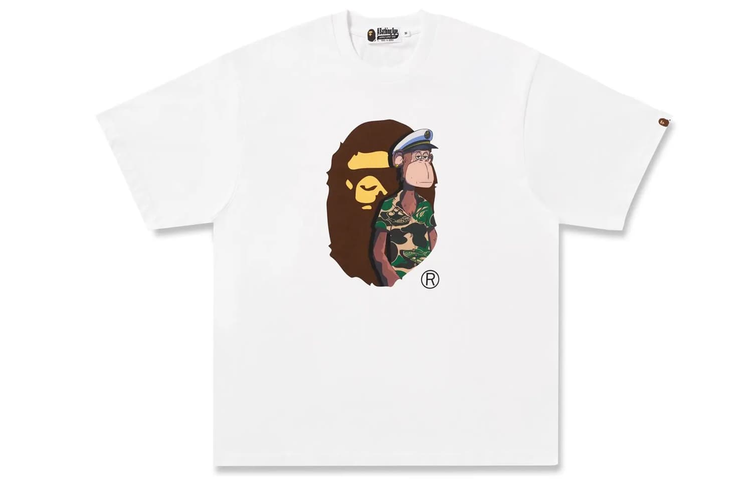 Футболка A BATHING APE x Bored Ape FW23 logoT - изображение 1