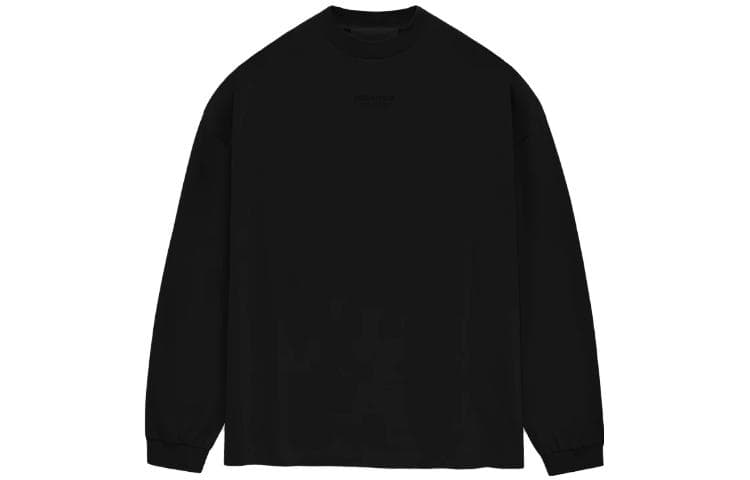 Футболка Fear of God Essentials FW23 Ls TEE T Jet Black - изображение 1