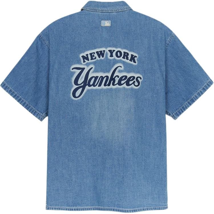 Рубашка MLB Blue Men's Shirts MLB Синие Мужские Рубашки - изображение 2