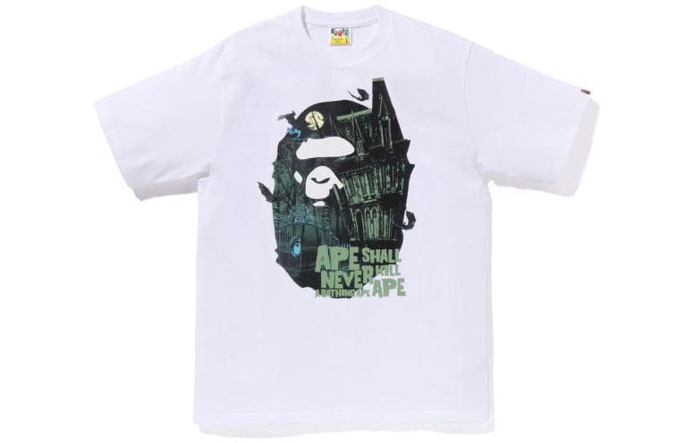 Футболка BAPE Halloween Mansion Ape Head Tee T - изображение 1