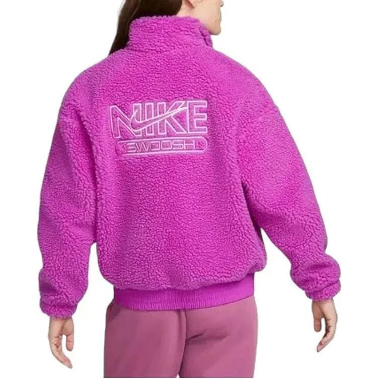 NIKE Розовые Женские Бархатные Куртки - изображение 3