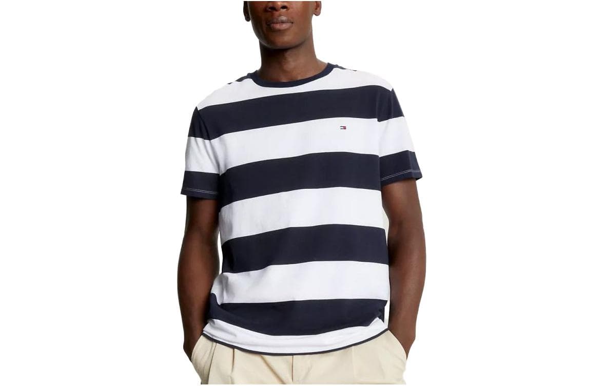 Футболка Tommy Hilfiger Rugby Stripe T-Shirt T - изображение 1